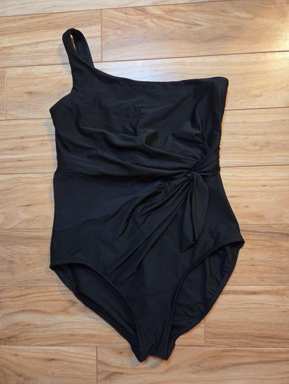 Miraclesuit Gem One Shoulder Sheer Mesh Panel Underwire Slimming Swimsuit 14